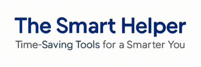 the smart helper logo design